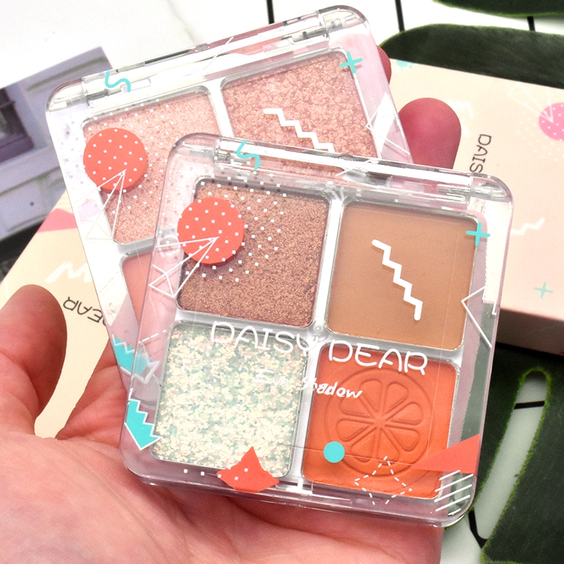 Phấn mắt 4 màu kim tuyến lấp lánh kháng nước thời trang | BigBuy360 - bigbuy360.vn