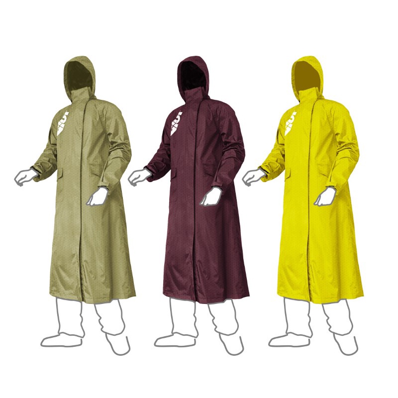 Áo Mưa GIVI GCO01 G-COAT, Mẫu Áo Mưa 1 Người, 3 Màu Riêng Biệt