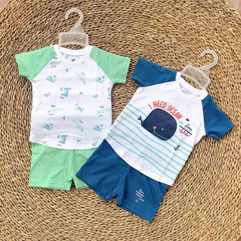 SALE OFF 20% Bộ cộc tay RAgan Lullaby bé trai