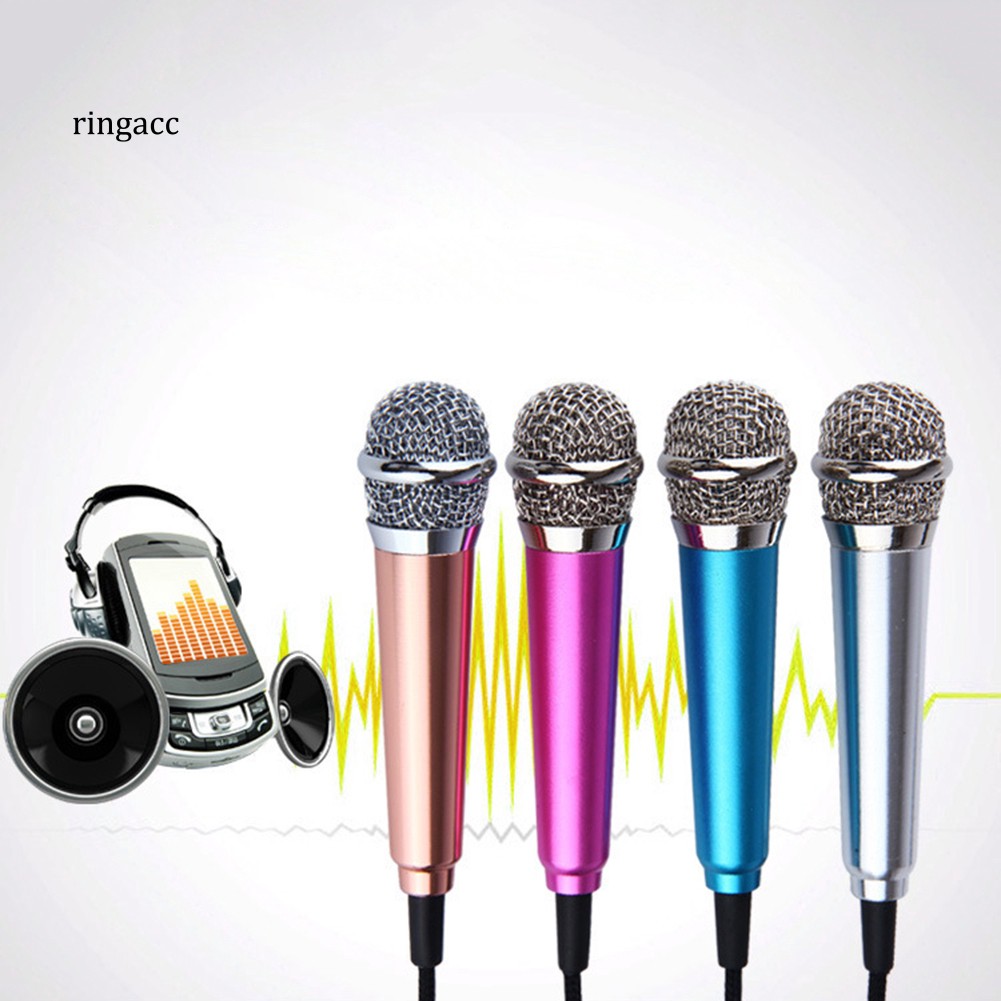 Micro Mini Có Dây Giắc Cắm 3.5mm Dùng Để Hát Karaoke Cho Điện Thoại / Laptop