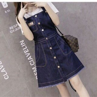 Yếm jean 2 dây