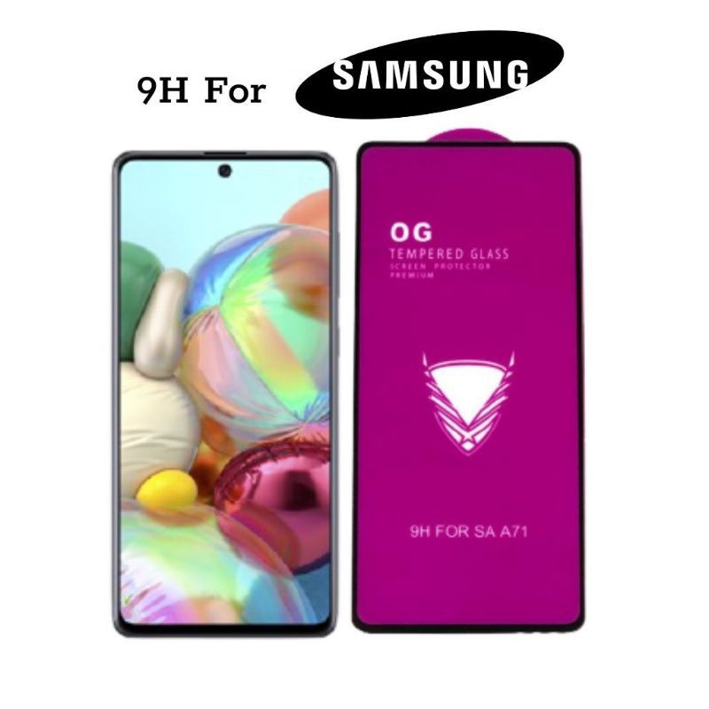 Kính cường lực OG Samsung A51 /A71/S20 FE full màn hình chịu lực tốt, hạn chế vân tay,