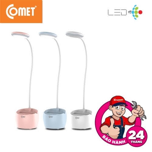 Đèn Bàn Led Comet CT177 Có Pin Sạc (Bảo hành 1 đổi 1)