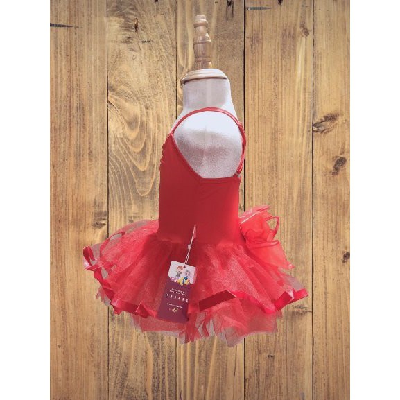 Mẫu Váy Múa Hai Dây - Red Ballet