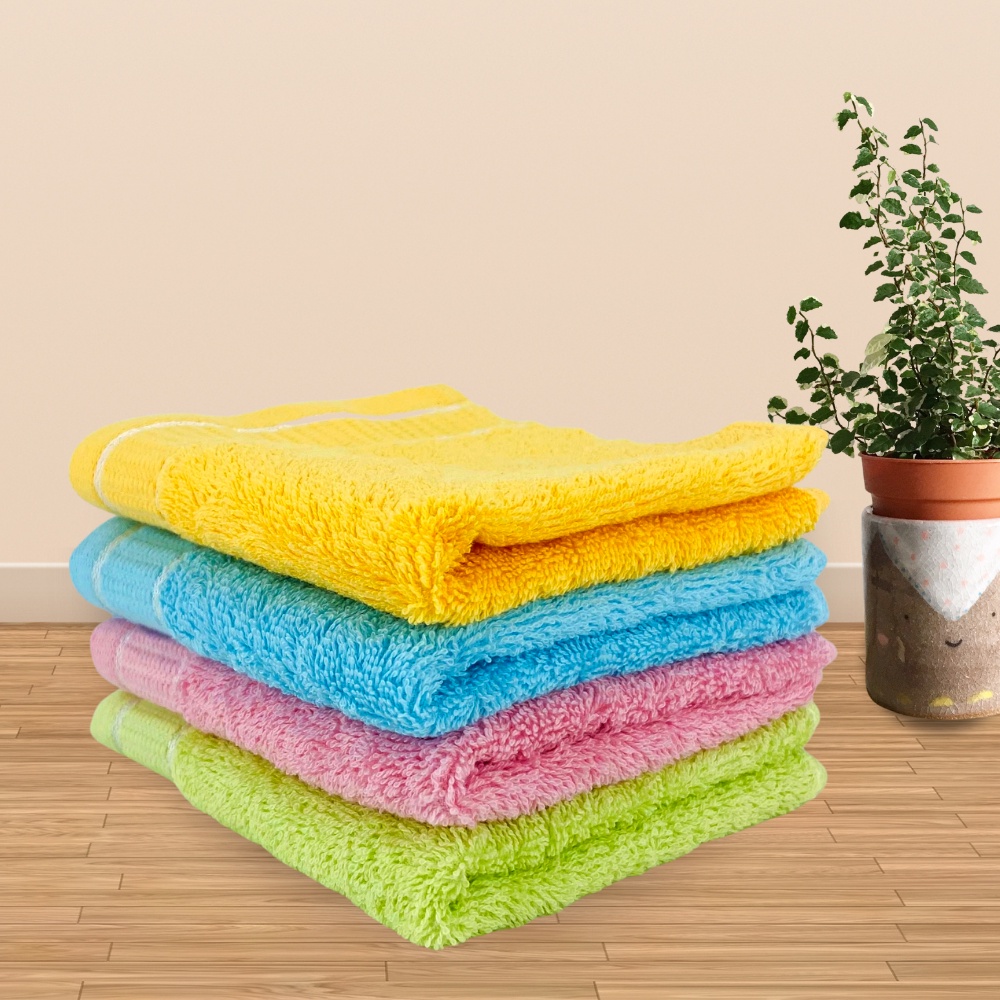 Khăn Tay Cotton Cao Cấp Thiện Phú 28x40, Khăn Lau Mặt Chất Bông Sợi Tự Nhiên Thấm Nước Tốt S350