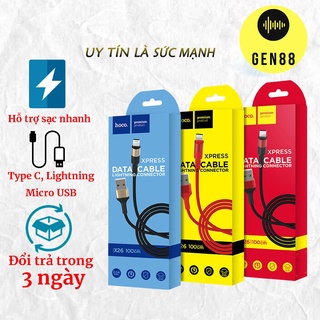 Dây sạc nhanh Hoco X26 type C, cáp sạc nhanh TypeC sạc pin siêu nhanh