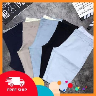 Quần sọt kaki nam co giãn phong cách
