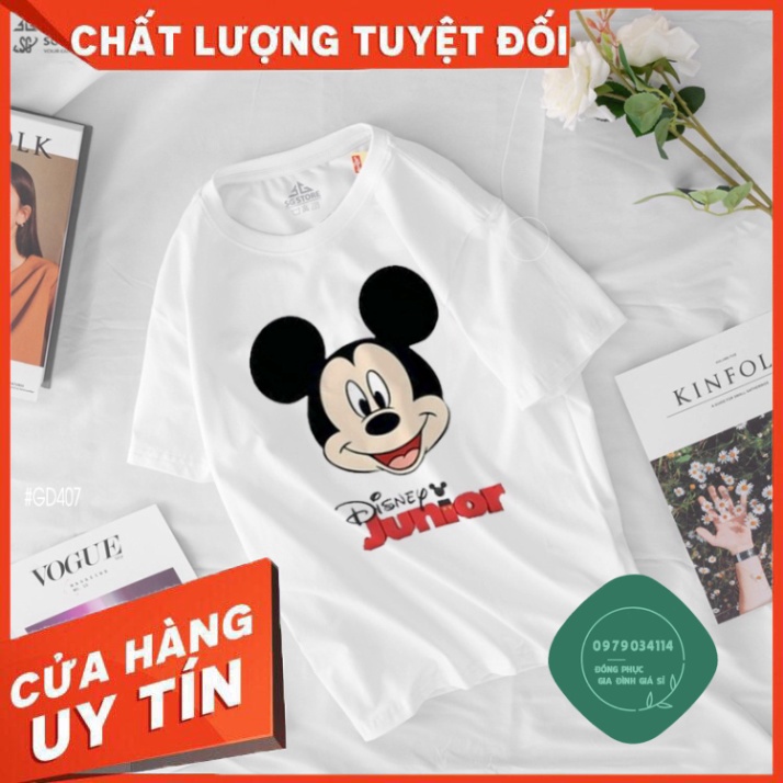 Đồ đôi mẹ và bé Áo thun gia đình cotton dày dặn mẫu GD0026TV Bin Action