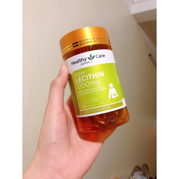 [CHÍNH HÃNG] Mầm đậu nành Úc Healthy Care Super lecithin 1200mg - 100 viên