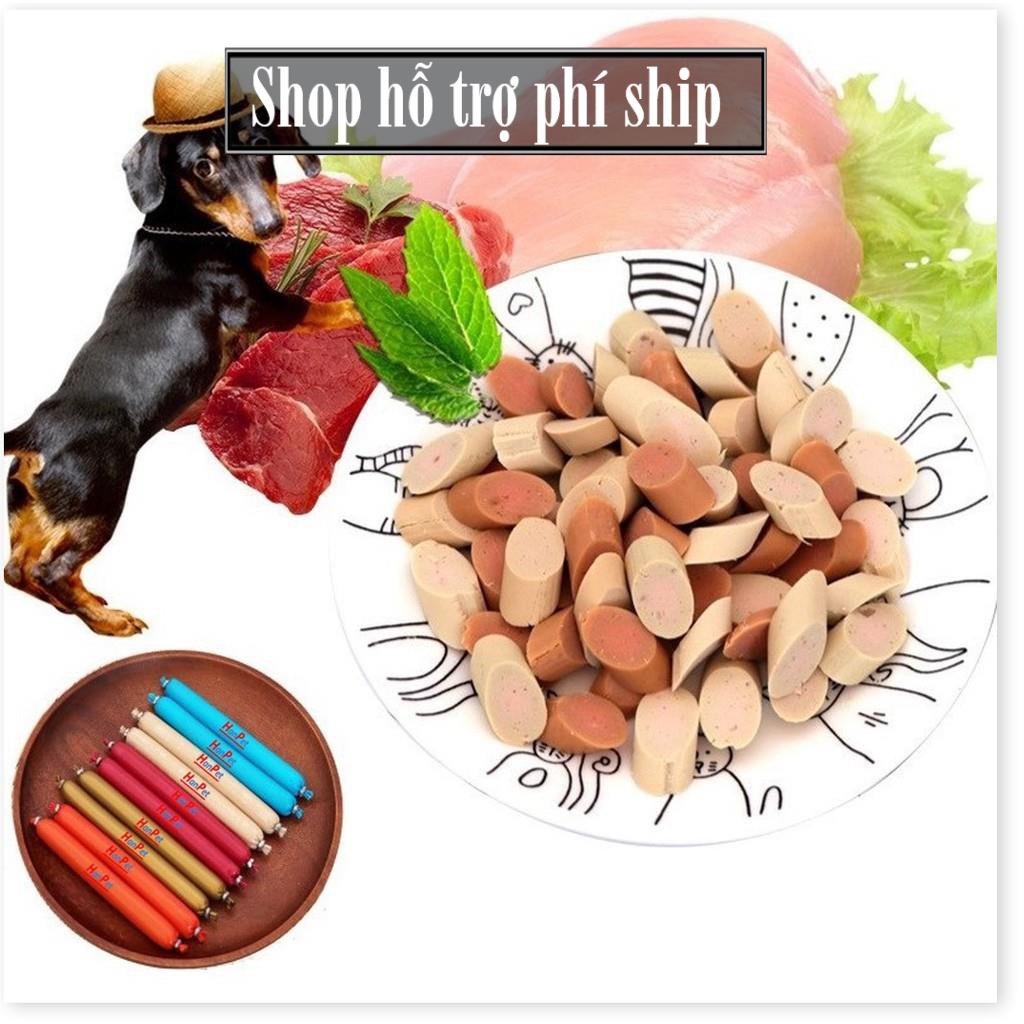 HA HP - HanpetXuxi- Xúc xích chó mèo có thể ăn liền đồ ăn vặt chó mỗi cây 15gr thức ăn cho chó kiểu bánh thưởng
