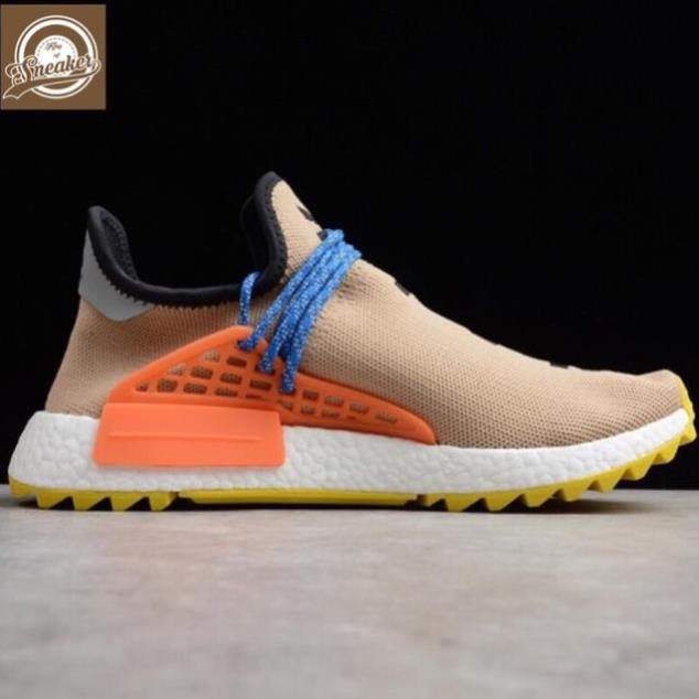 xiêu giảm giá ⚡ Giầy thể thao NMD HUMAN RACE vàng đế trắng thời trang dạo phố ! NEW 👟 Big Sales < : :)) . rẻ vô địch