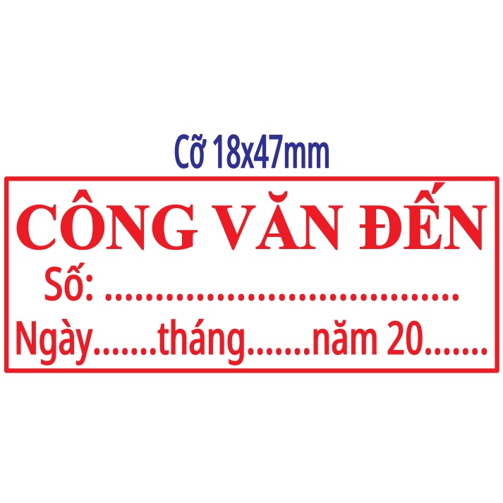 Con dấu CÔNG VĂN ĐI Trodat 4911 (Loại tốt)