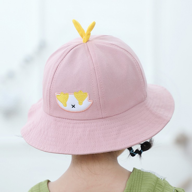Mũ nón trẻ em vành tròn hình con vịt cho bé gái 1 - 2 tuổi (MUTE10)
