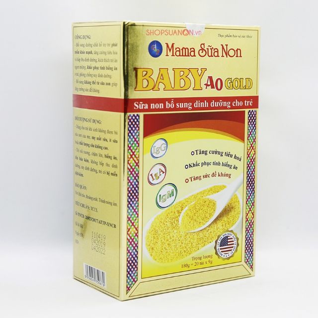 Mama sữa non BABY A0 Gold