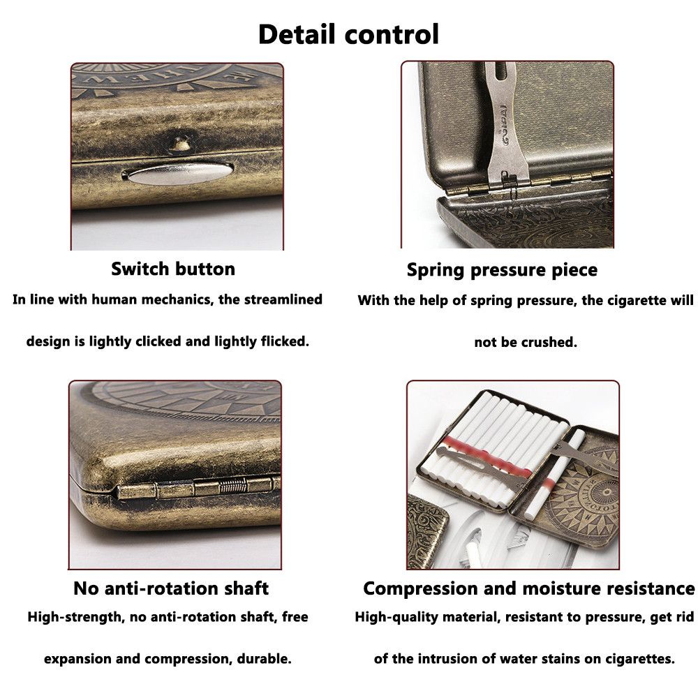 Bộ 20 Hộp Quà Giáng Sinh Bằng Đồng Thau Chống Nước Cổ Điển Thuận Tiện Cho Nam Và Nữ