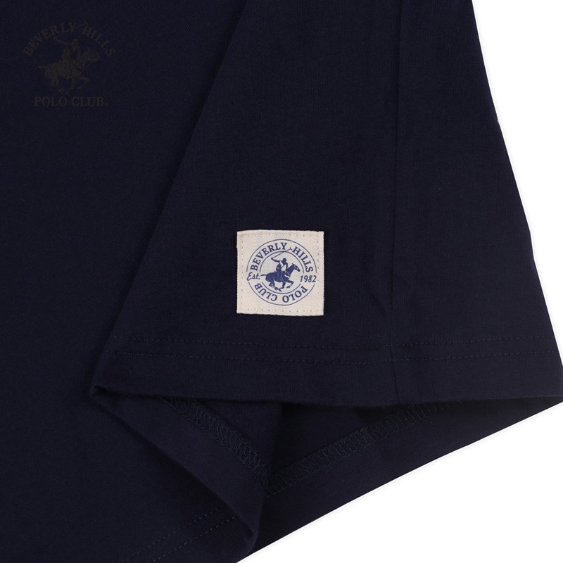 Beverly Hills Polo Club - Áo thun Ngắn tay Nam Regularfit Navy NV- BHPC TSMRSS20TL080