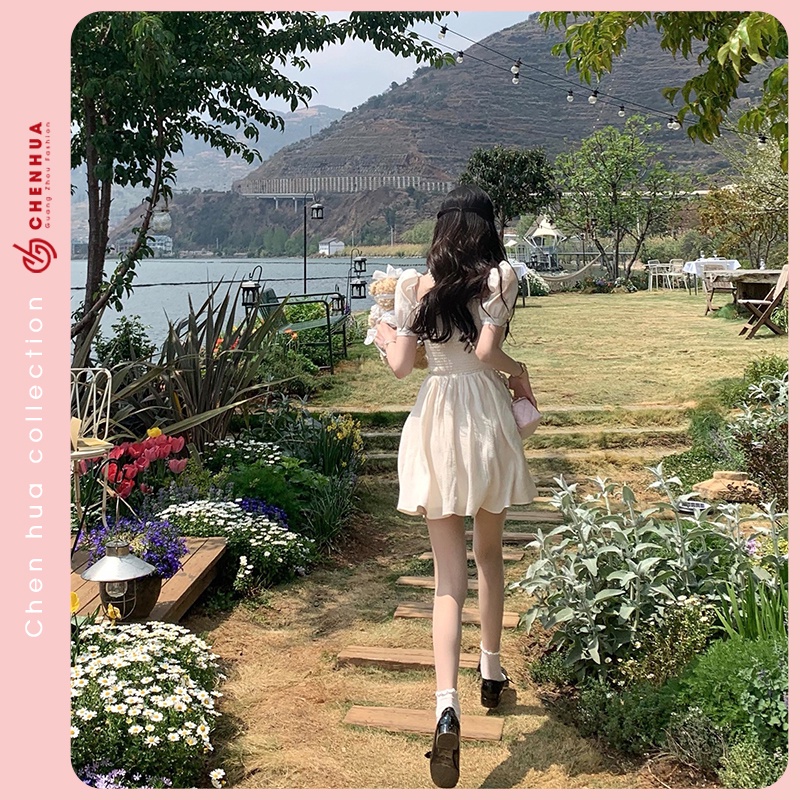 Váy tiểu thư hàn quốc đầm bánh bèo ulzzang cao cấp VT95 Mẫu mới