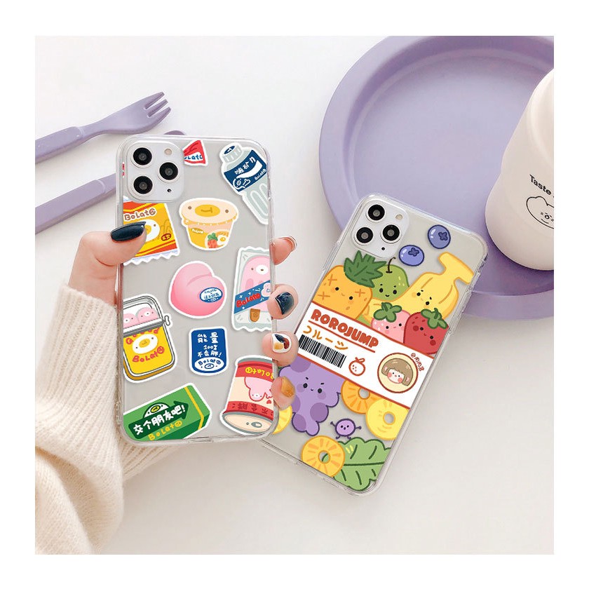 Ốp điện thoại dẻo họa tiết trái cây màu sắc ngọt ngào cho SAMSUNG Galaxy J8 J7 PRIME J7 2018 J6 PRIME J5 PRIME J4 PRIME J2 AS25