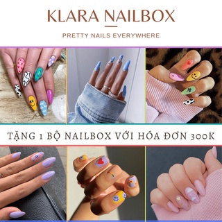 [MẪU COLORFUL] NAIL BOX MÓNG ÚP THIẾT KẾ - KÈM THEO DŨA VÀ KEO GẮN0