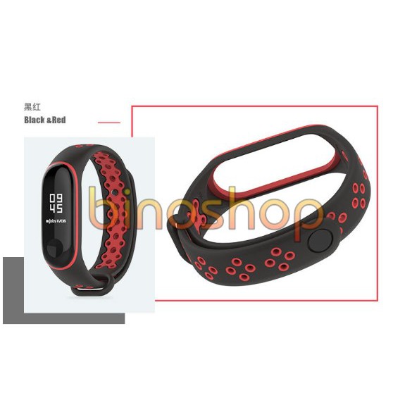 Dây đeo thay thế Miband 3 thể thao chính hãng Mijobs (dây Nike)