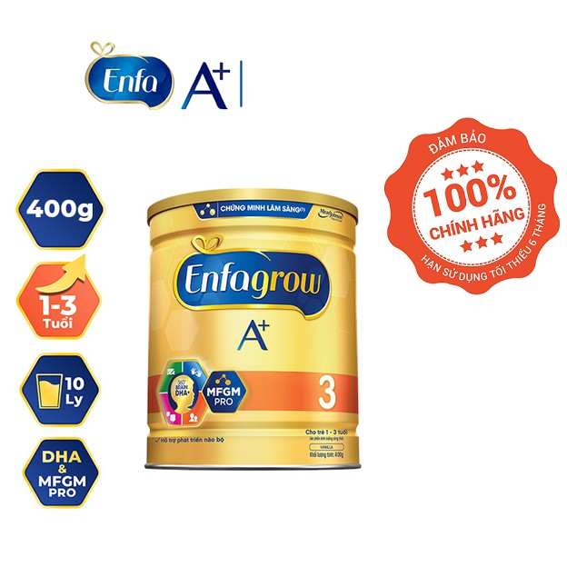 Sữa bột Enfagrow A + 3 400g