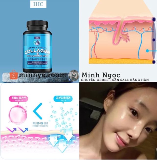 Viên Uống Collagen, Viên Uống Cấp Nước IHC 2In1 Sự Kết Hợp Tuyệt Vời Cho Da Cực Kì Hiệu Quả Vừa Chống Già Vừa Căng Da | BigBuy360 - bigbuy360.vn