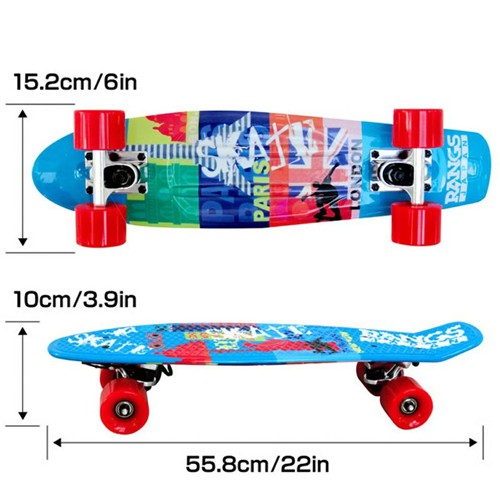 Ván Trượt Skateboard Cruiser Mini R2 RANGS JAPAN 4936560106486