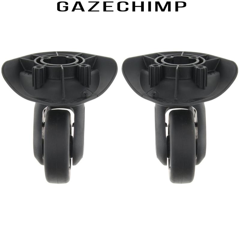 1 Cặp Bánh Xe 360 Độ Chống Ồn Tiện Dụng Cho Vali Du Lịch ° Bánh Xe Xoay Màu Đen A844 A84