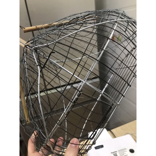 Lồng sắt, lồng bẫy sắt cứng cáp cho 2 loại chim chào mào và khuyên siêu nhạy và an toàn LONGCHIM