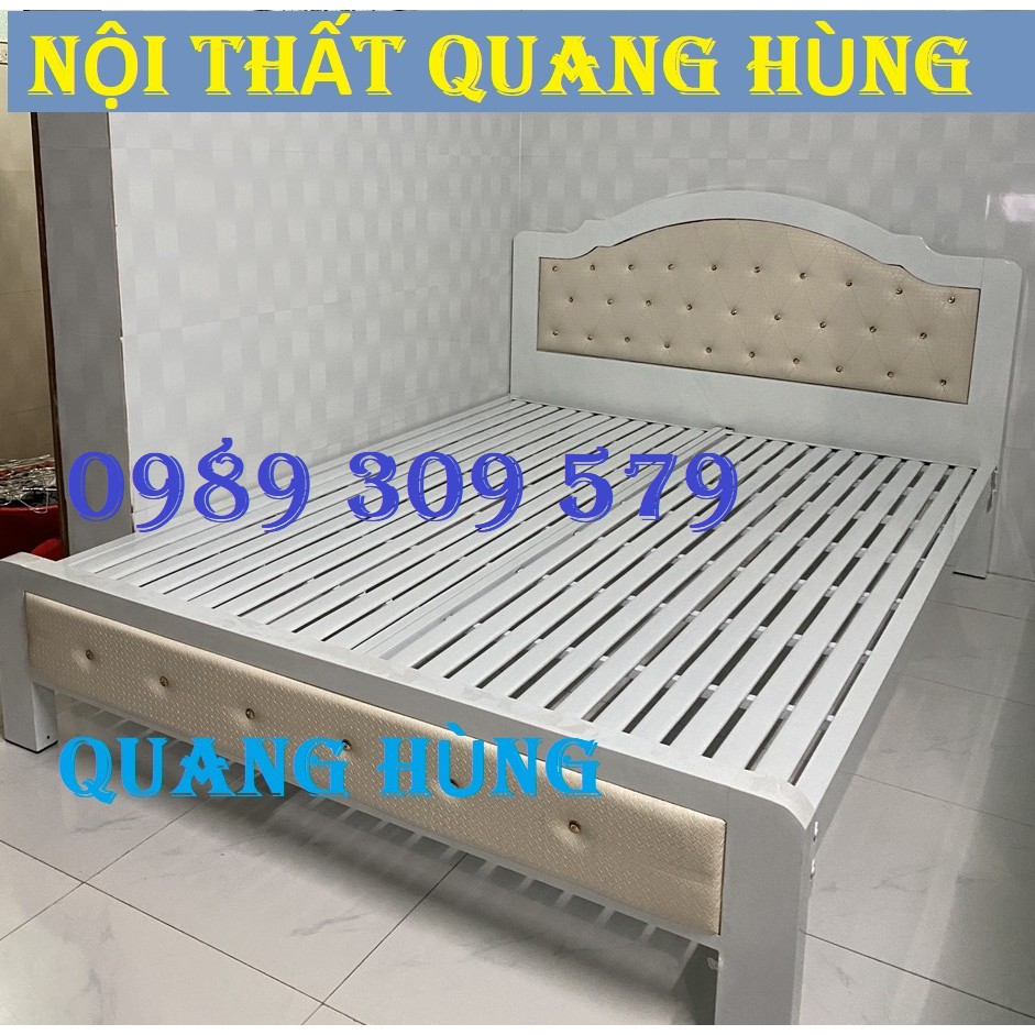 GIƯỜNG SẮT HỘP VUÔNG 5X10 CAO CẤP HCM