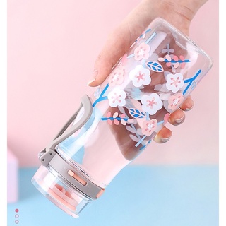 Bình nước One Touch Lock&Lock 500ml Hồng - Xanh