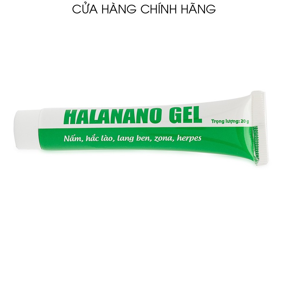 Kem bôi nấm, hắc lào, lăng ben, zona, herpes Halanano Gel - Tuýp 20g
