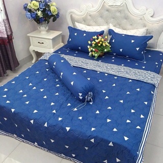 Bộ ga gối chất poly