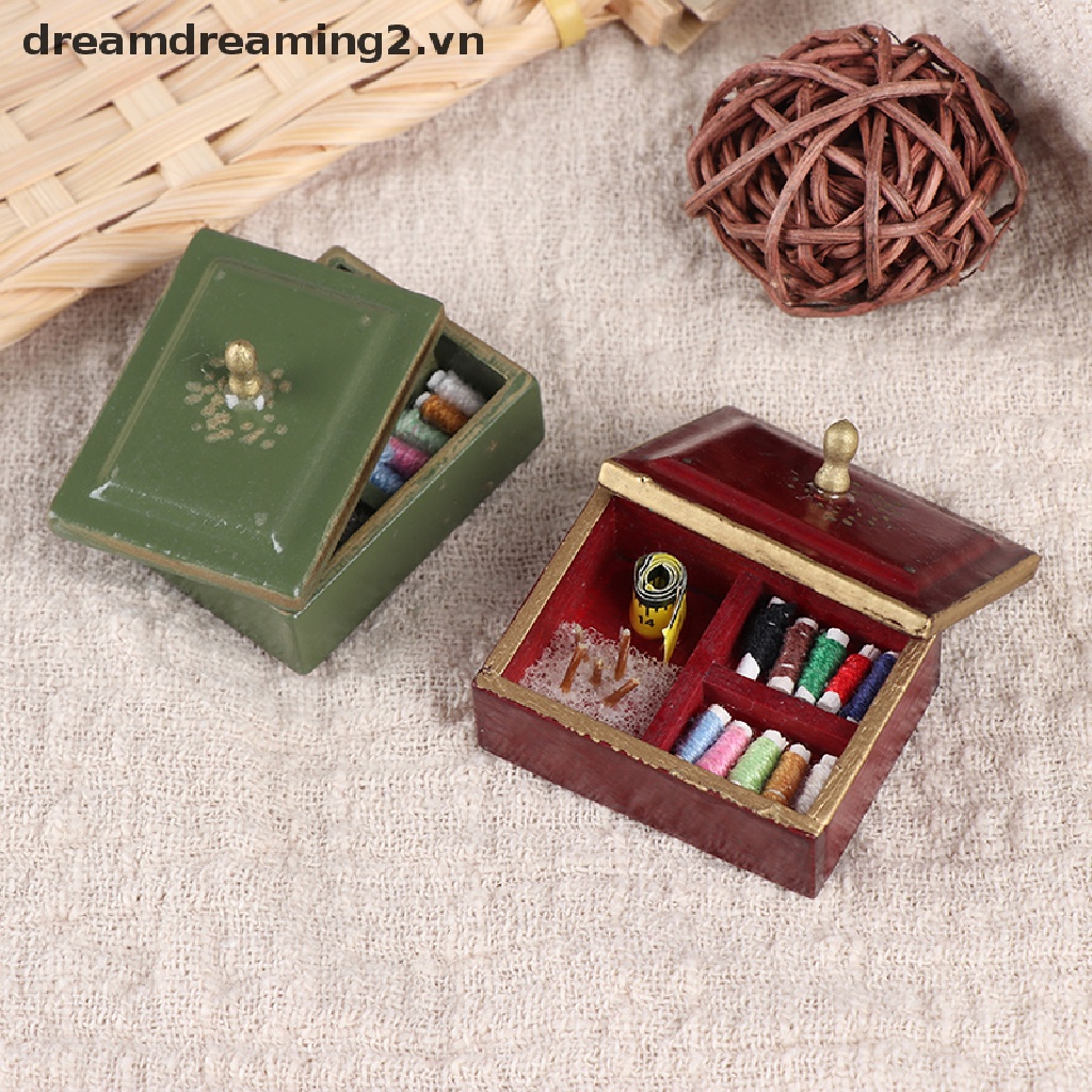 Bộ Dụng Cụ May Vá Mini Cho Búp Bê