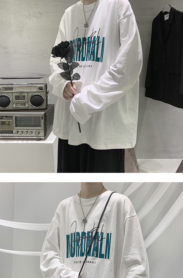 Áo Thun Tay Dài Dáng Rộng Thời Trang Dành Cho Nam | BigBuy360 - bigbuy360.vn