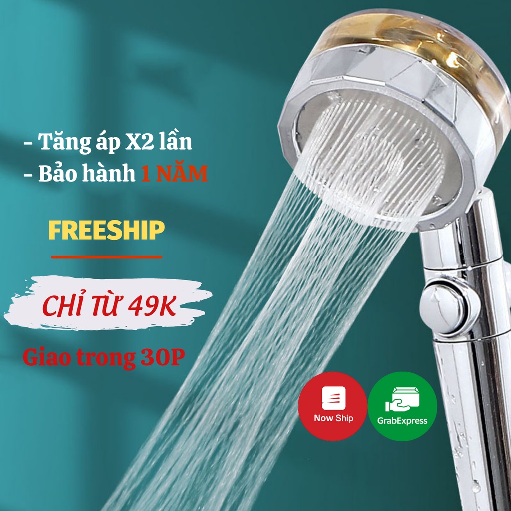 Vòi Hoa Sen, Vòi Tăng Áp Lực Nước Đa Năng Chất Liệu Chống Gỉ Tiết Kiệm Nước NOBITA OFFICIAL