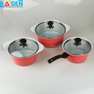 Nồi quánh đúc ceramic đáy từ greencook gcs02-18ih / 18cm, gcs02-20ih / 20cm, gcs02-24ih / 24cm