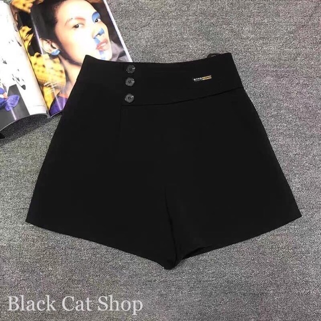 [Mã FAMAYWA giảm 10K đơn 50K] Quần Shorts cạp cao nắp túi_Mã 150