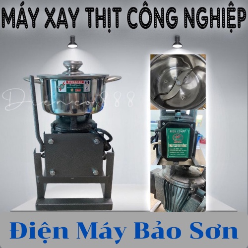 Máy Xay Thịt Giò Chả Đa Năng Inox Công Suất 750W - 1000W Tặng 1 Que Đánh Ruốc