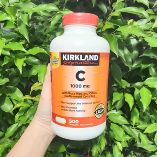 Vitamin C Kirkland 1000mg 500 viên hỗ trợ hệ miễn dịch