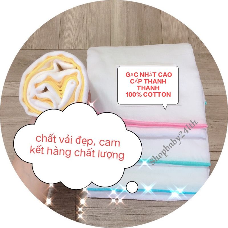Khăn tắm vải xô,khăn tắm vải màn,khăn tắm cotton 5lớp cho bé sơ sinh