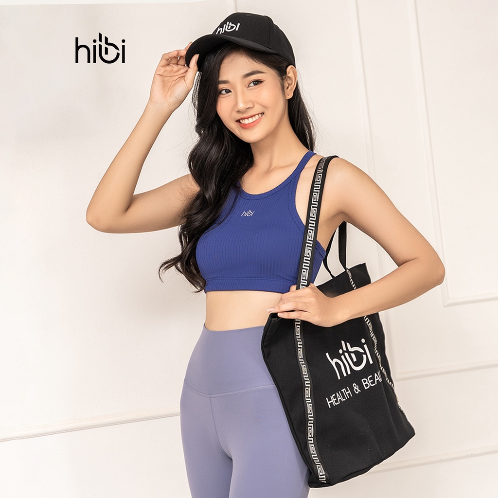 Áo Bra Tập Yoga Gym Hibi Sports BA508, Kiểu Cổ Yếm Ba Lỗ, Kèm Mút Ngực