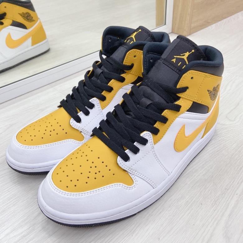 [CHÍNH HÃNG] Jordan1 Mid 'University Gold'