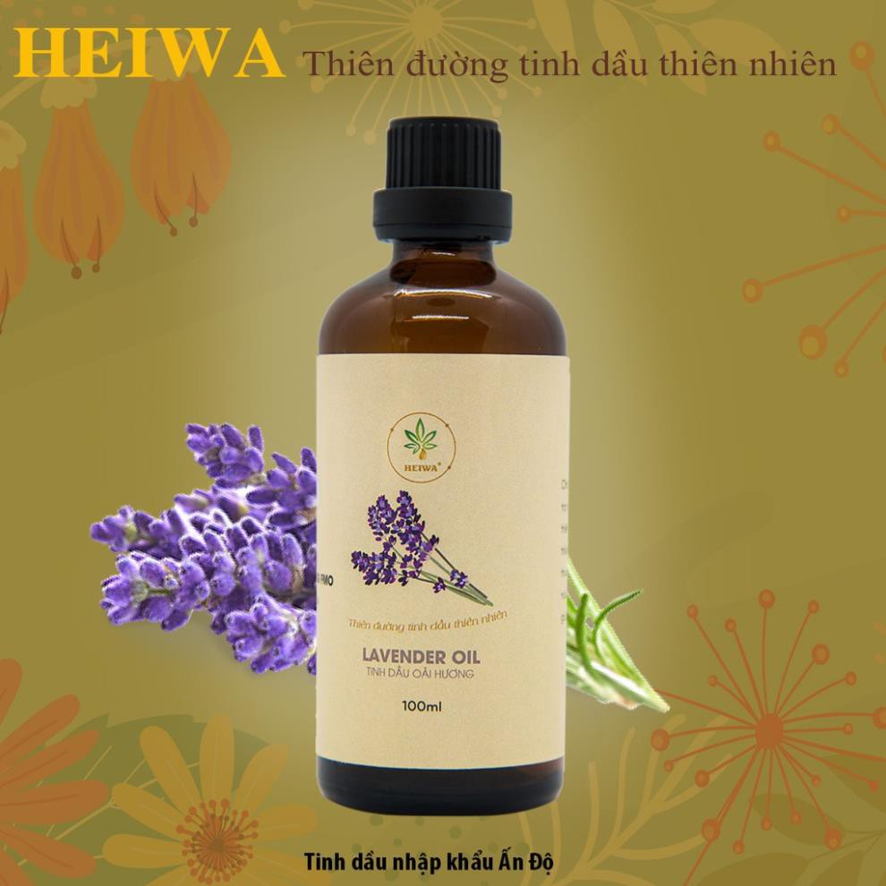 [NGUYÊN CHẤT 100%]Tinh dầu Oải Hương 50ML nhập khẩu Ấn Độ thương hiệu HEIWA -HN