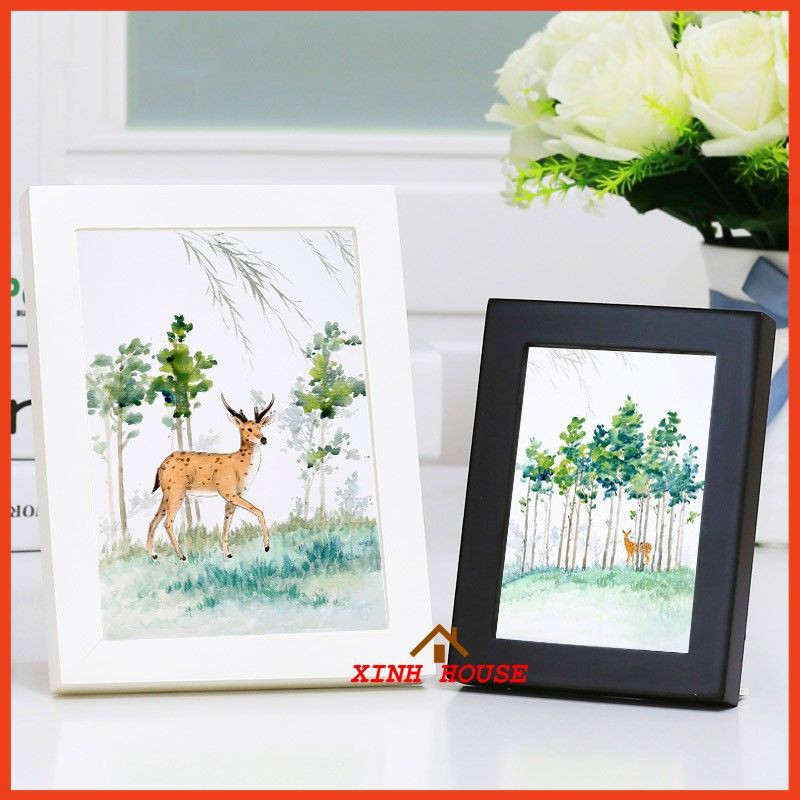 Khung Ảnh Để Bàn 10x15, 13x18, 15x21 Mặt Mika Giá Rẻ - Khung Hình Để Bàn kèm chân đế