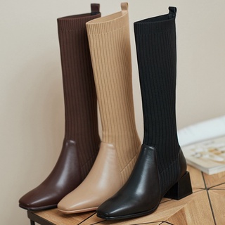 Giày boots cao cổ hàn quốc mới 2021