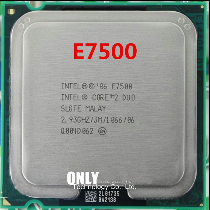 Cpu core 2 duo E7200 E7300 E7400 E7500 E7600 socket 775