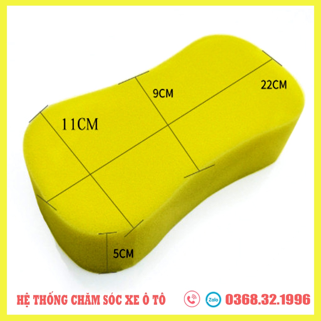Miếng Mút Bọt Biển Lau Rửa Xe Ô tô, Xe Máy - Lau Rửa Bát Đĩa Đa Năng - Lau Khô Ướt Bụi Bẩn