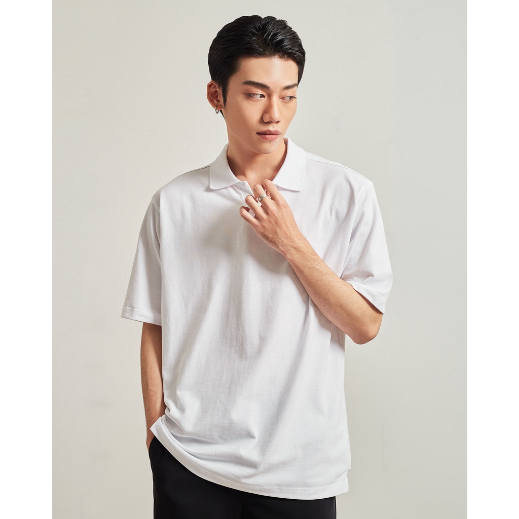 Áo thun ngắn tay có cổ polo nam HIGHWAY MENSWEAR Ruben Polo