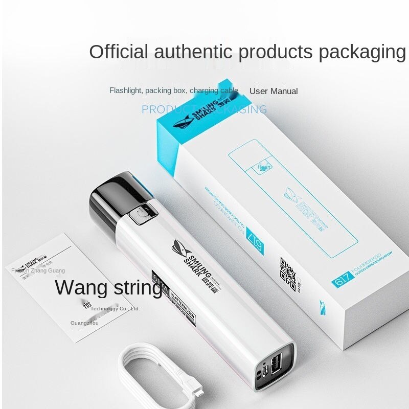 Đèn pin mini siêu sáng đa năng có thể sạc lại tiện lợi